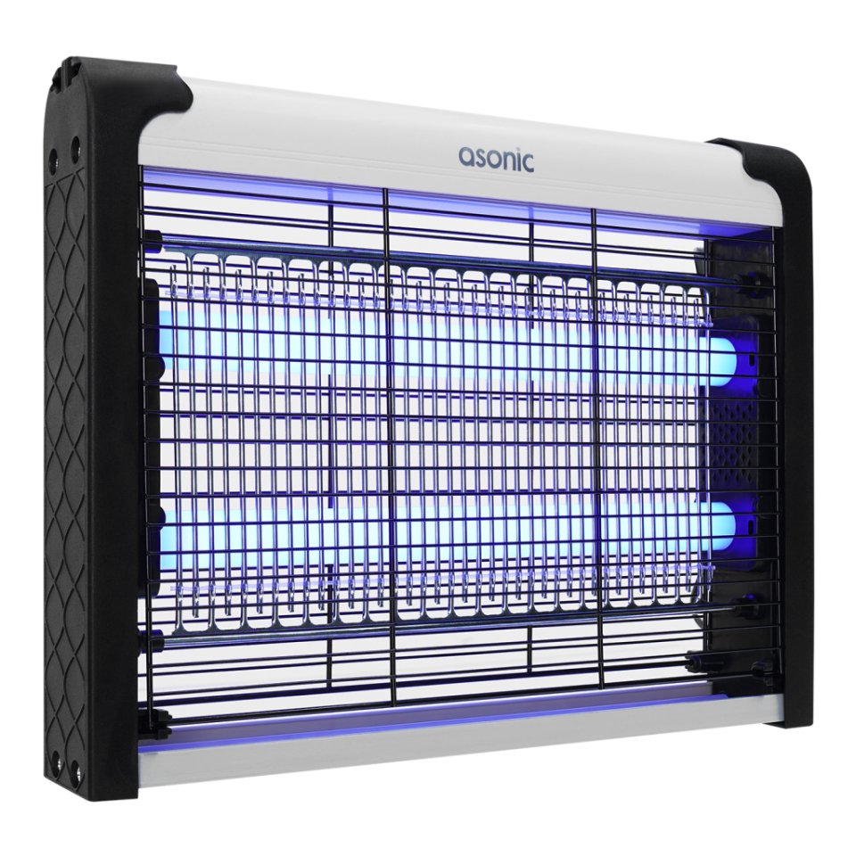 ASONIC AS-A28, Siyah, 4W, 2000V, Masaüstü, Zincir Askılı, 2adet UV Mor Işıklı, Siyah Kasa, Sinek Öldürücü
