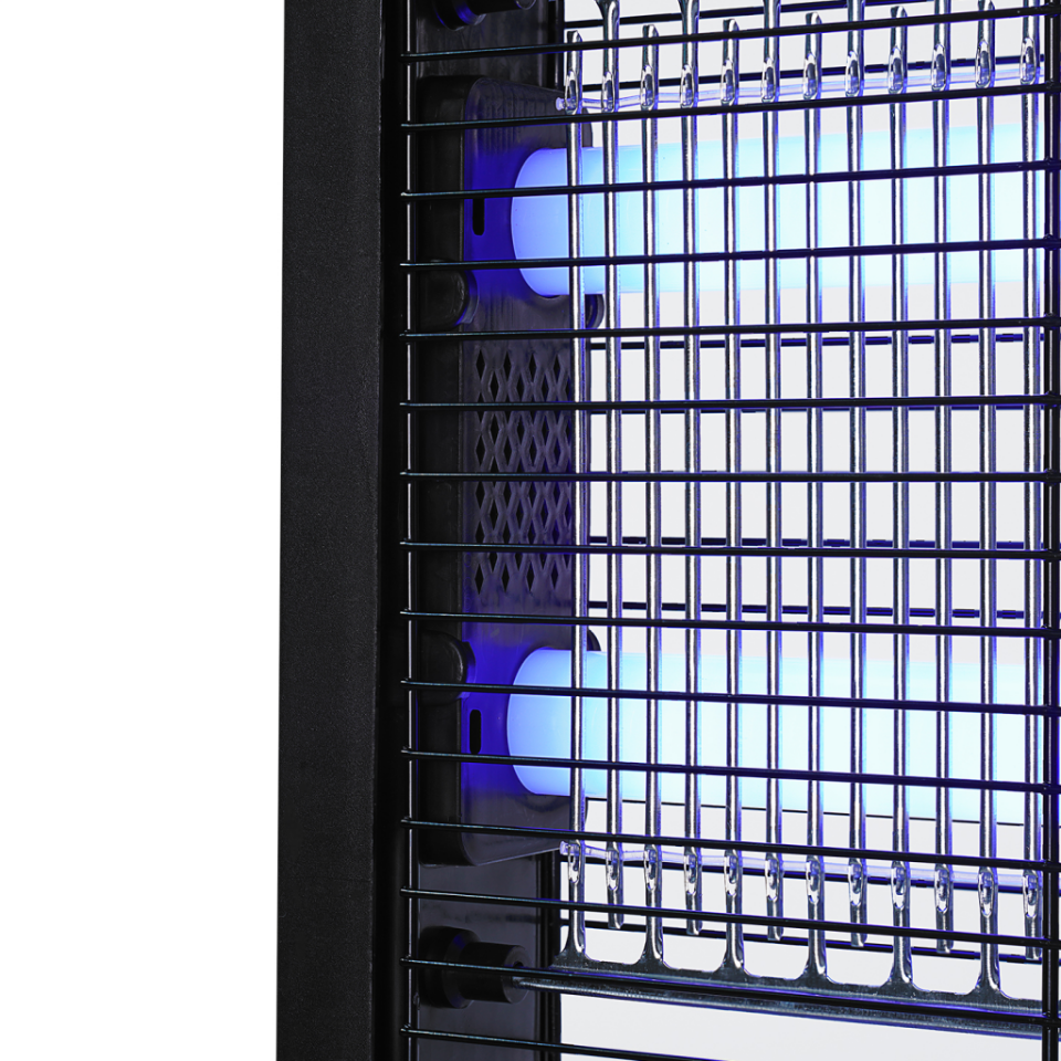 ASONIC AS-A28, Siyah, 4W, 2000V, Masaüstü, Zincir Askılı, 2adet UV Mor Işıklı, Siyah Kasa, Sinek Öldürücü