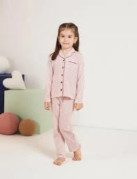 Pjs 28002 Çocuk Düğmeli Pijama Takım