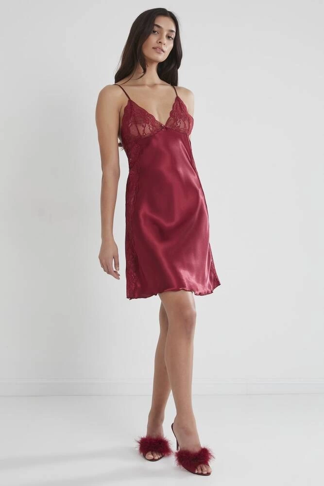 Pierre Cardin 624 Bayan Battal Kısa Saten Gecelik