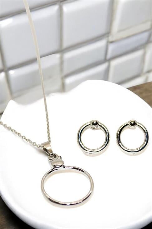 Özel Tasarımlı Kolye Küpe Takım