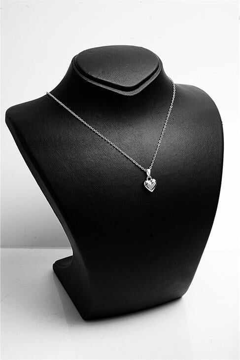 Kalp Tasarımlı Kolye Küpe Takım Seti