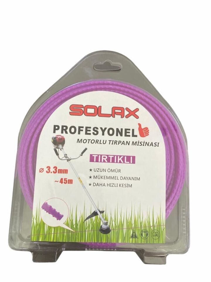 Solax Tırtıklı Tırpan Misinası 3,3 Mm 45 Metre