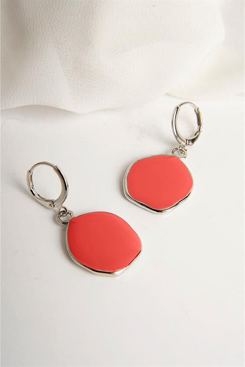 Mineli Özel Tasarımlı Top Küpeli Rengarek Sallantılı Küpeler