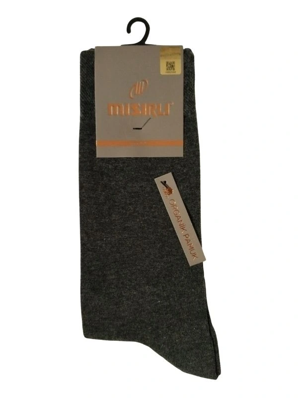 Mısırlı 60900 Erkek Organik Pamuk Soket Çorap