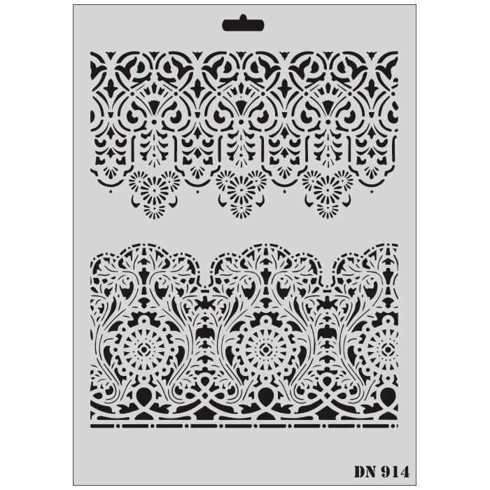 Rich Dantel Seri Dn914 Stencil 35X25 Cm