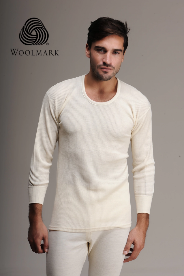 Hasyün 1002 %100 Yün Erkek Uzun Kol Fanila