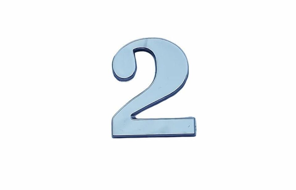 Cemax Villa Boy 2 Rakamı 8,5 Cm Yapışkanlı