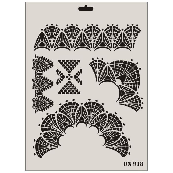 Rich Dantel Seri Dn918 Stencil 35X25 Cm
