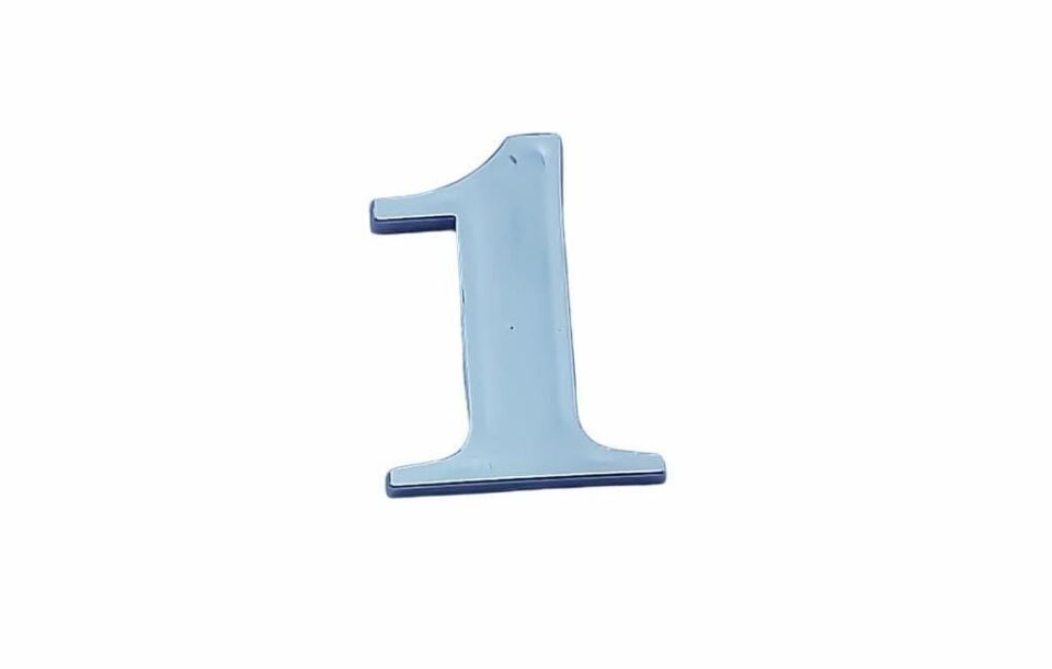 Cemax Villa Boy 1 Rakamı 8,5 Cm Yapışkanlı