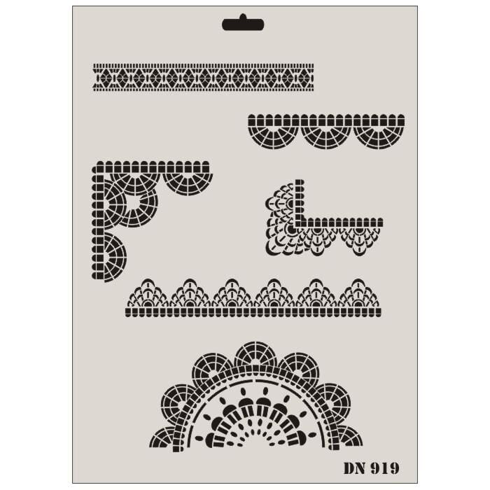 Rich Dantel Seri Dn919 Stencil 35X25 Cm