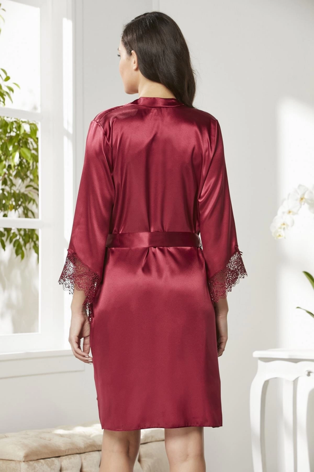 Pierre Cardin 6040 Kısa Gecelikli 6'lı İpek Set