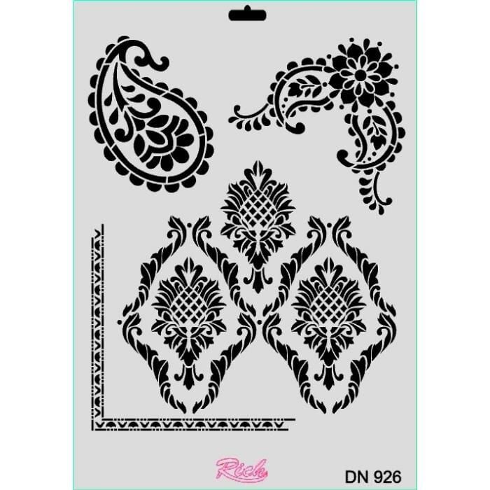 Rich Dantel Seri Dn926 Stencil 35X25 Cm