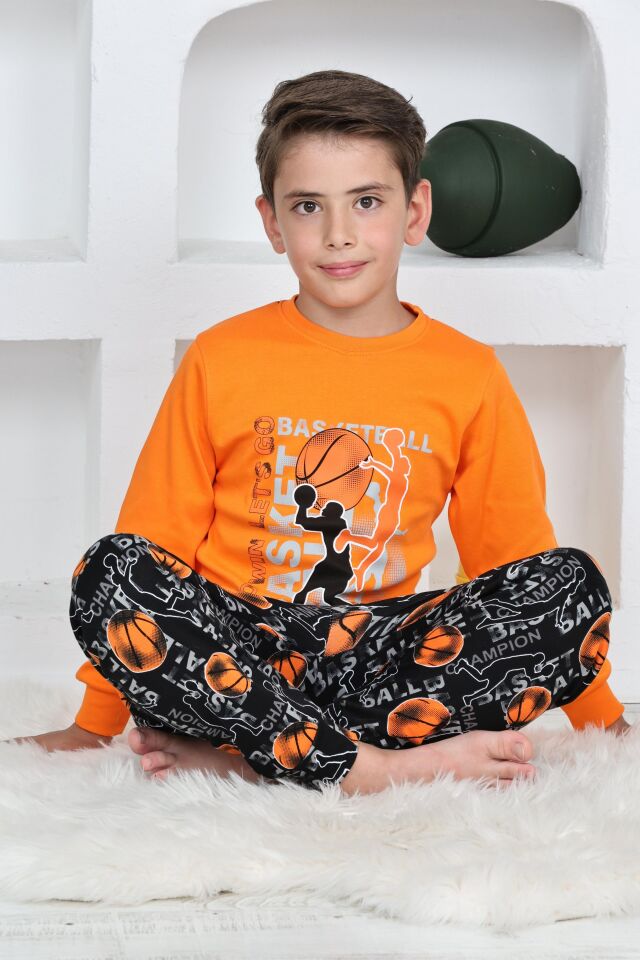 Kapitex 5153 Erkek Çocuk Uzun Kol Pijama Takımı