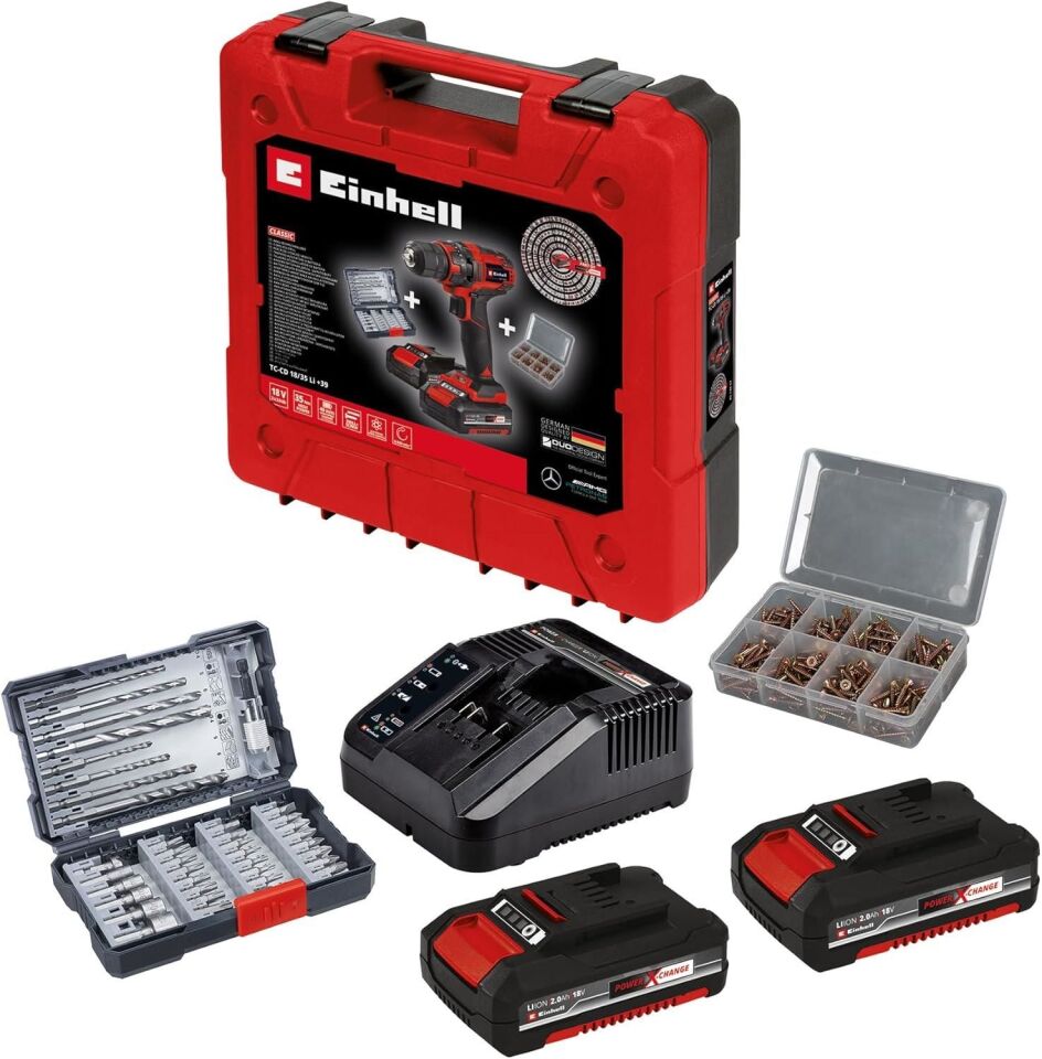 Einhell Tc Cd 18/35 Li + 39 (2X2,0Ah) Akülü Vidalama