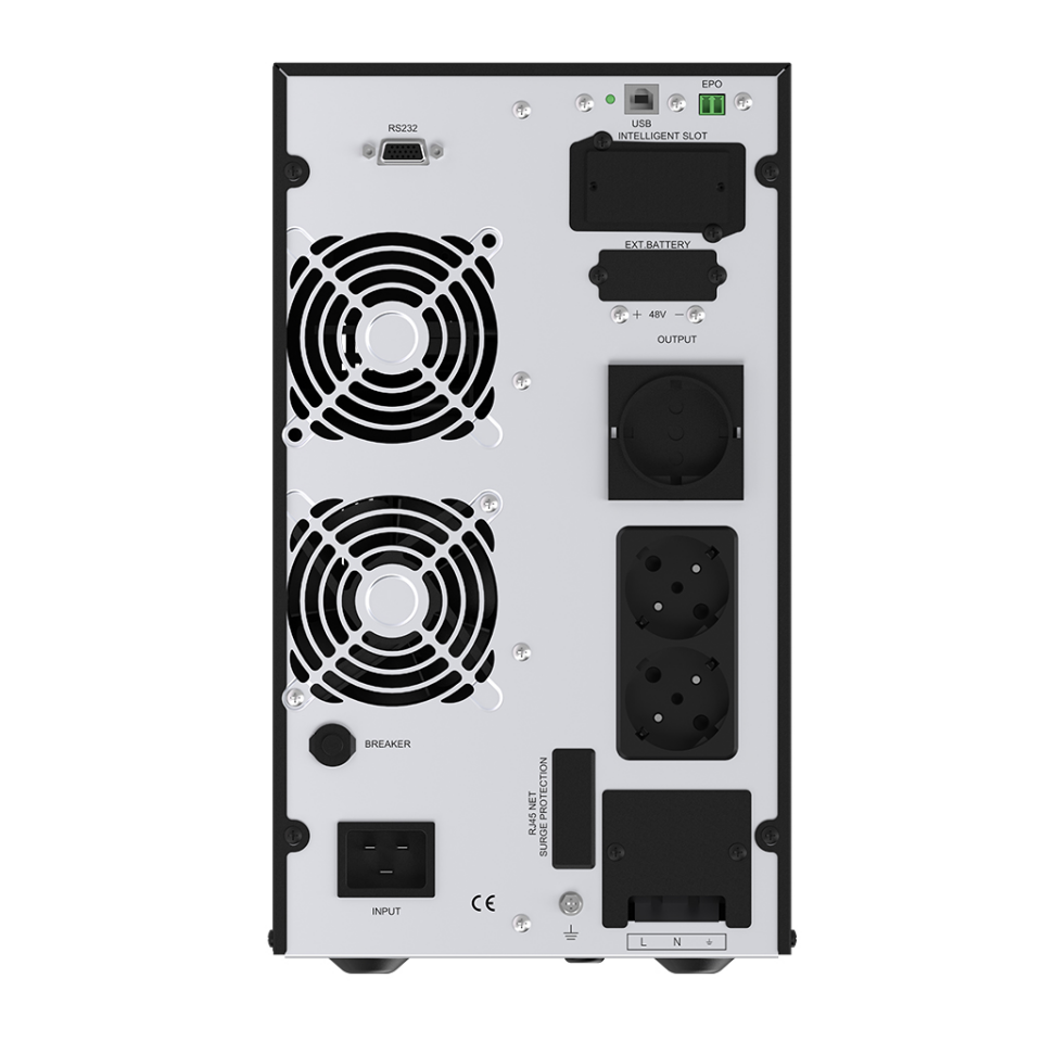 TESCOM NeoLine 3000, 3 KVA Online 1F/1F UPS,  (900040102) (6x9A Akü)