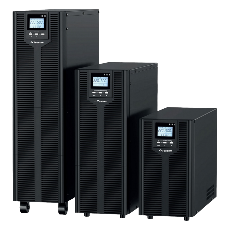 TESCOM Teos+ 10 KVA Online 3F/1F UPS (900960164) (20x7A Akü)