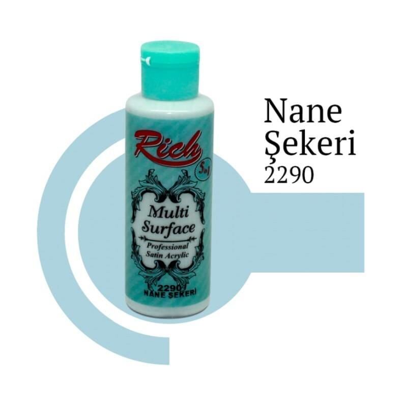 Rich Multi Surface 2290 Nane Şekeri Akrilik Boya 120 Cc