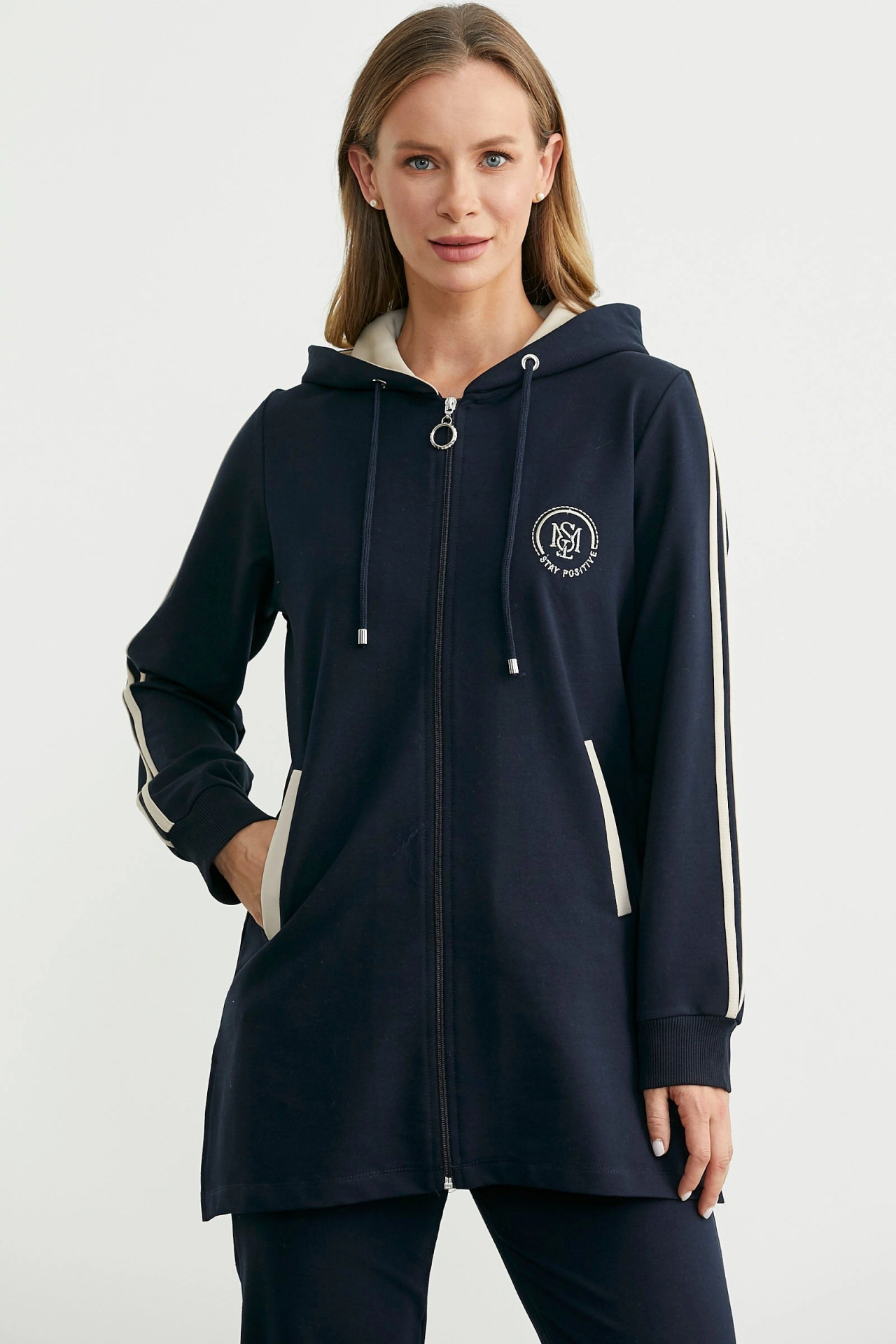 Sementa 76498 Kapüşonlu Tam Fermuarlı Eşofman Takım