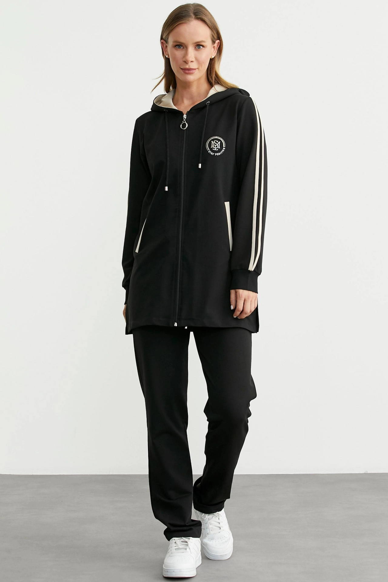 Sementa 76498 Kapüşonlu Tam Fermuarlı Eşofman Takım