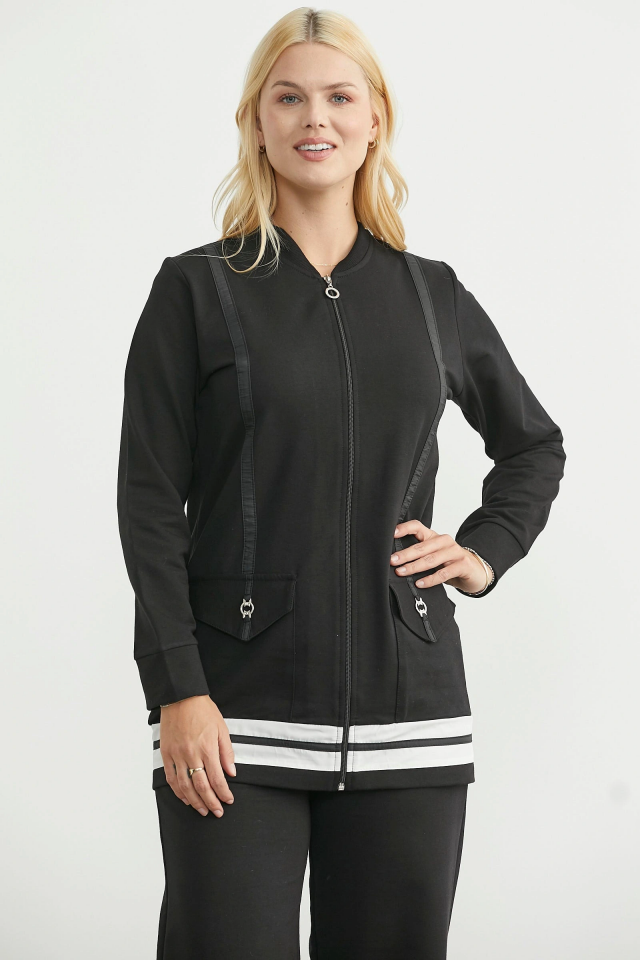 Sementa 76511 Tam Fermuarlı Tunik Eşofman Takım