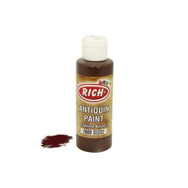Rich 1600 Kızıl Kahve 120 Ml Eskitme Ahşap Boyası