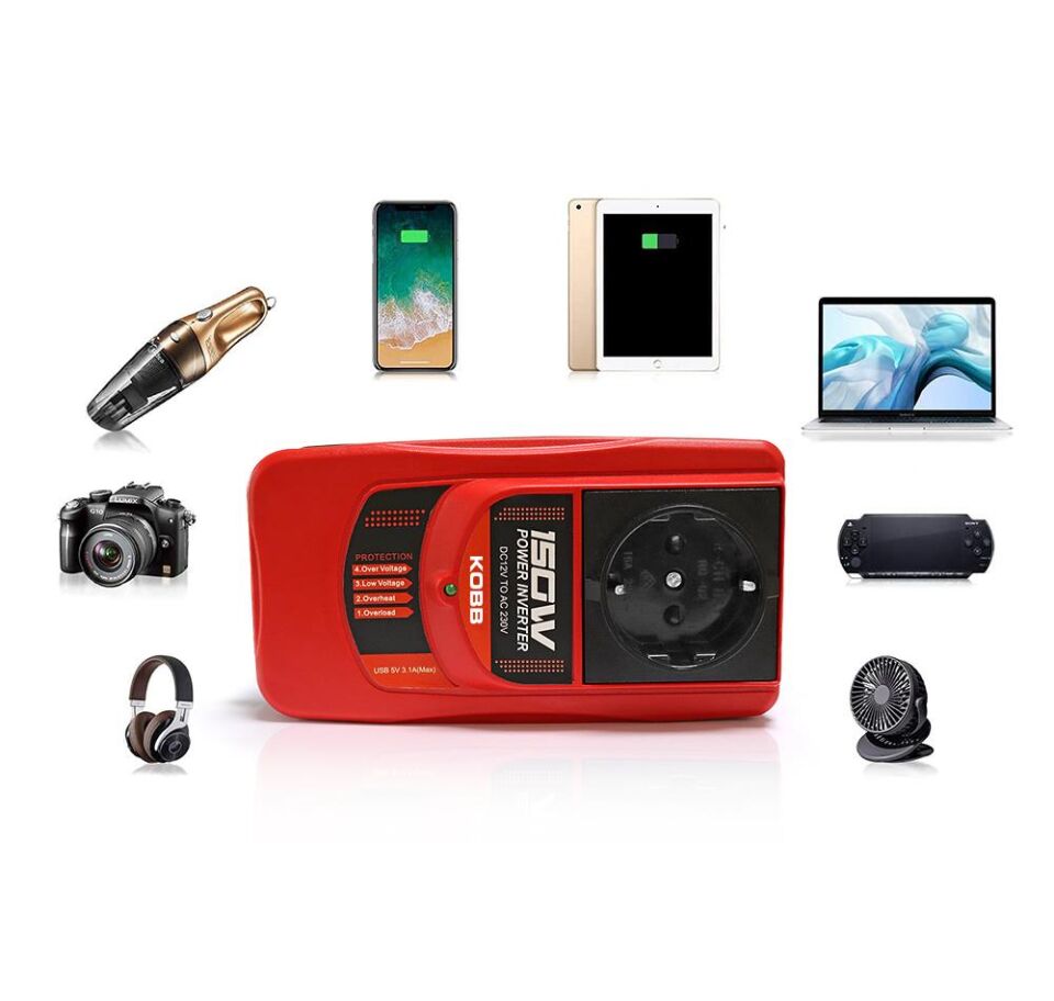 Kobb Kbn150 12V/220V 150Watt Modifiye Sinüs Dönüştürücü İnvertör