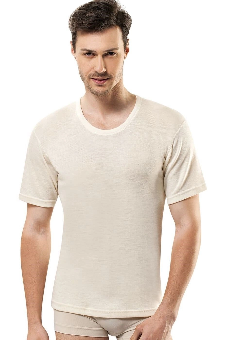 Şalcı 415 Erkek Yün Kısa Kol Fanila