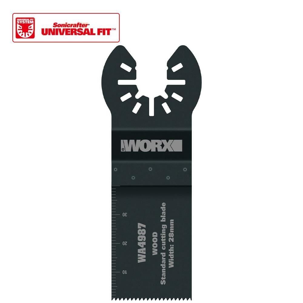 Worx Wa4987 Çok Amaçlı Raspalama Makinası İçin 28X40Mm Ahşap, Fiberglas, Pvc Universal Kesme Bıçağı