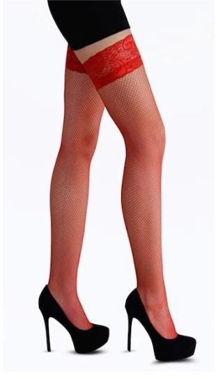 Daymod Rete File Silikonlu Dantelli Jartiyer Çorap