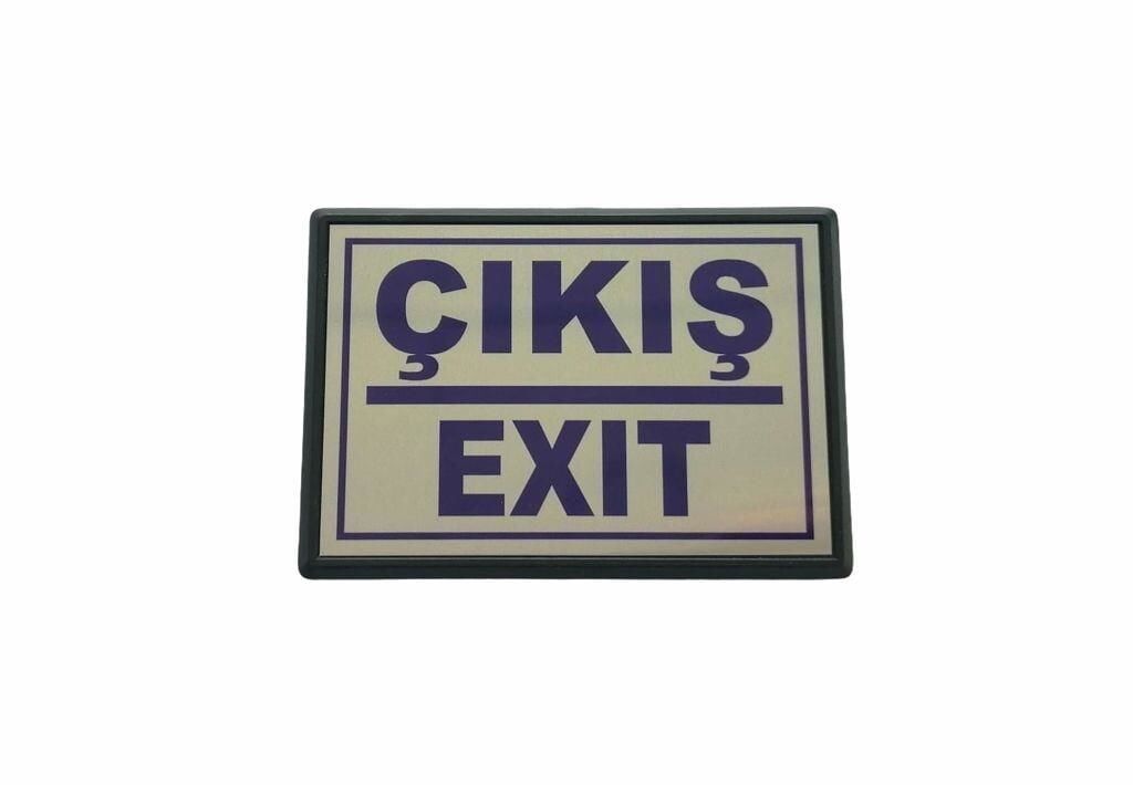 Cemax Yönlendirme Büyük Çıkış (Exit) 13X8,5 Cm