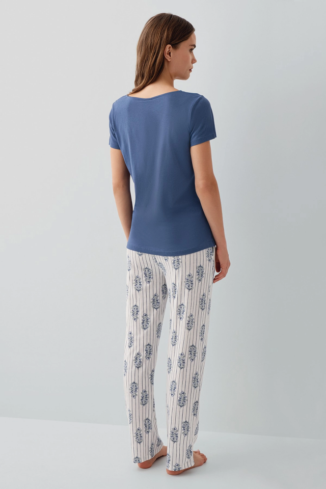 Pierre Cardin 9214-S Kadın Kısa Kol Pijama Takımı