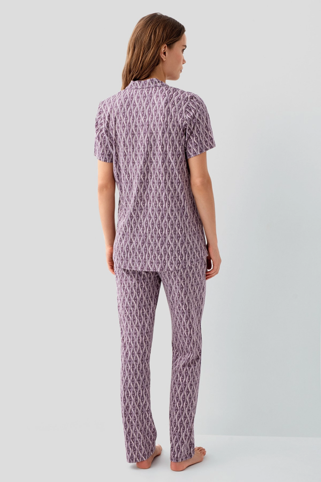 Pierre Cardin 9184-S Kadın Gömlek Pijama Takım