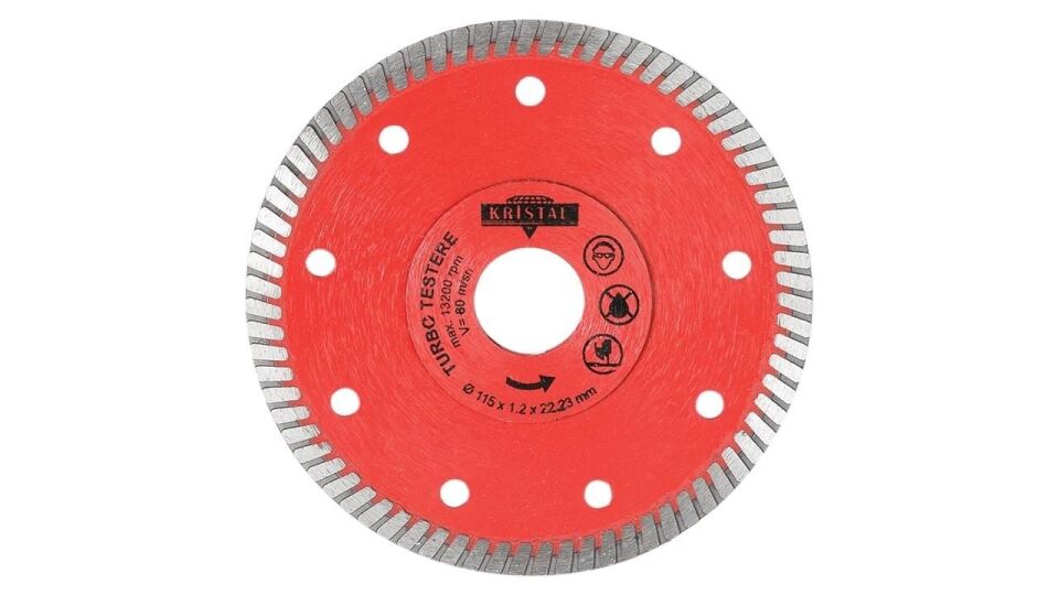 Kristal Turbo Elmas Testere 115 Mm