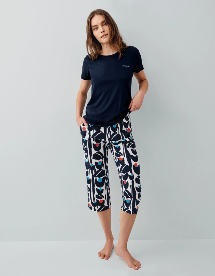 Pierre Cardin 9161-S Kısa Kol Kapri Takım