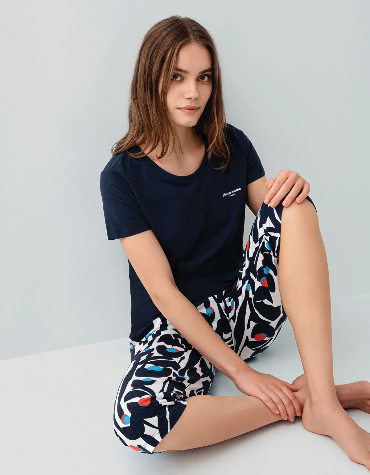 Pierre Cardin 9161-S Kısa Kol Kapri Takım