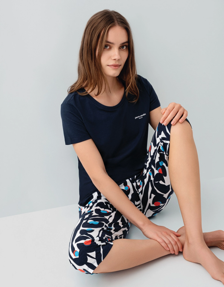 Pierre Cardin 9161-S Kısa Kol Kapri Takım