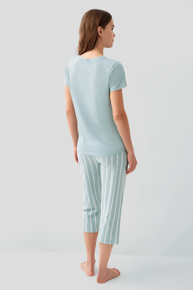 Pierre Cardin 9151-S Kısa Kol Kapri Takım