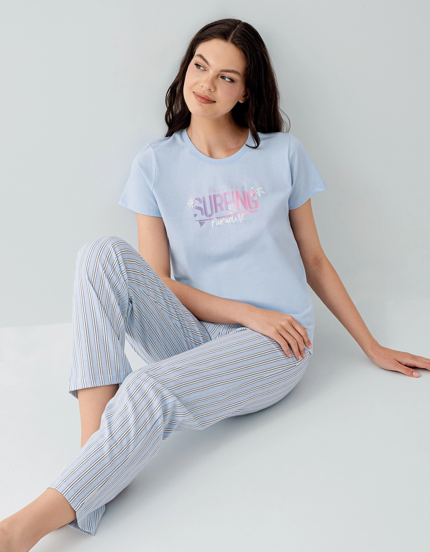 Arnetta 3598-S Kısa Kol Pijama Takımı