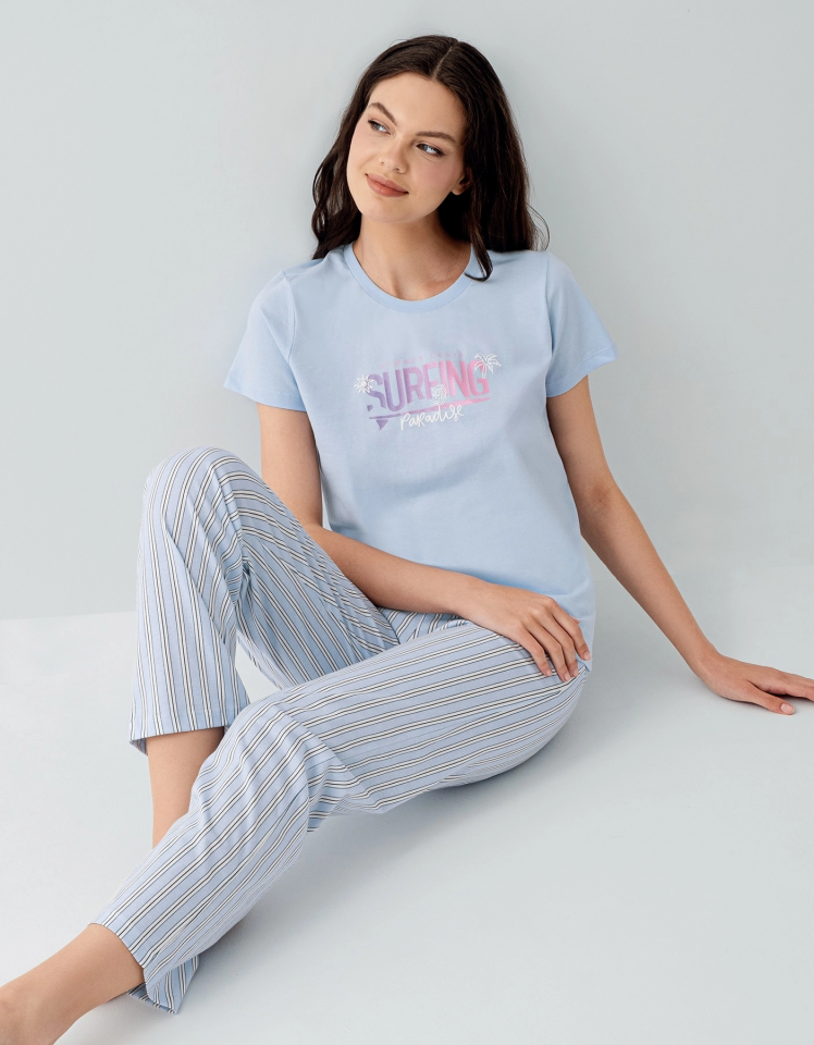 Arnetta 3598-S Kısa Kol Pijama Takımı