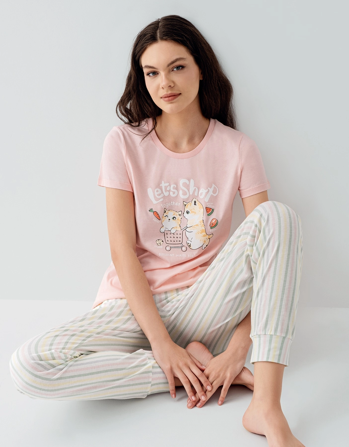 Arnetta 3571-S Kısa Kol Pijama Takımı