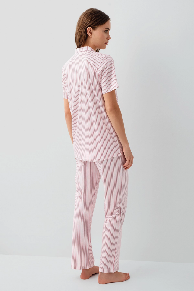 Pierre Cardin 9204-S Kadın Gömlek Pijama Takım