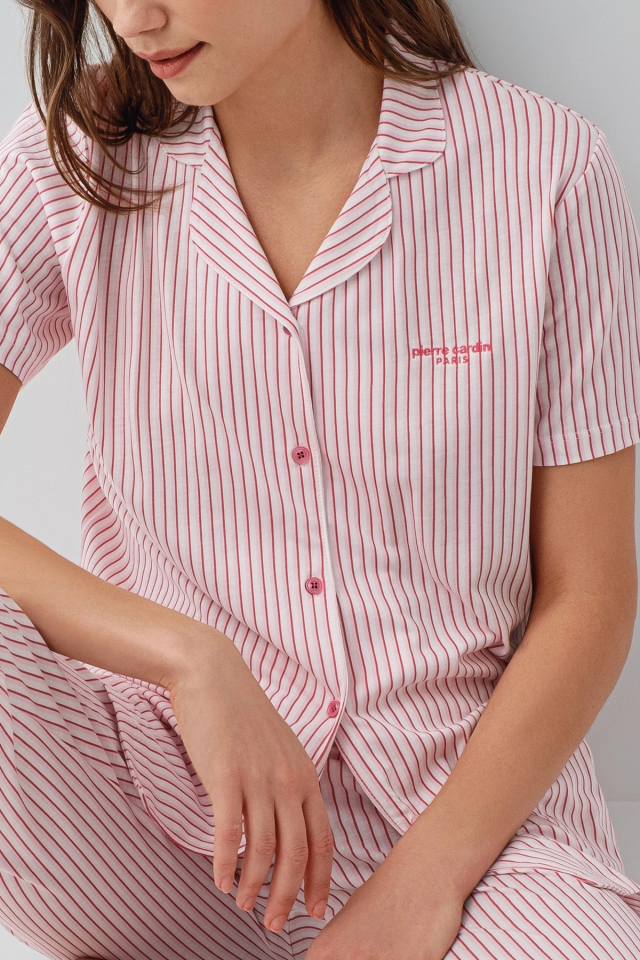 Pierre Cardin 9204-S Kadın Gömlek Pijama Takım