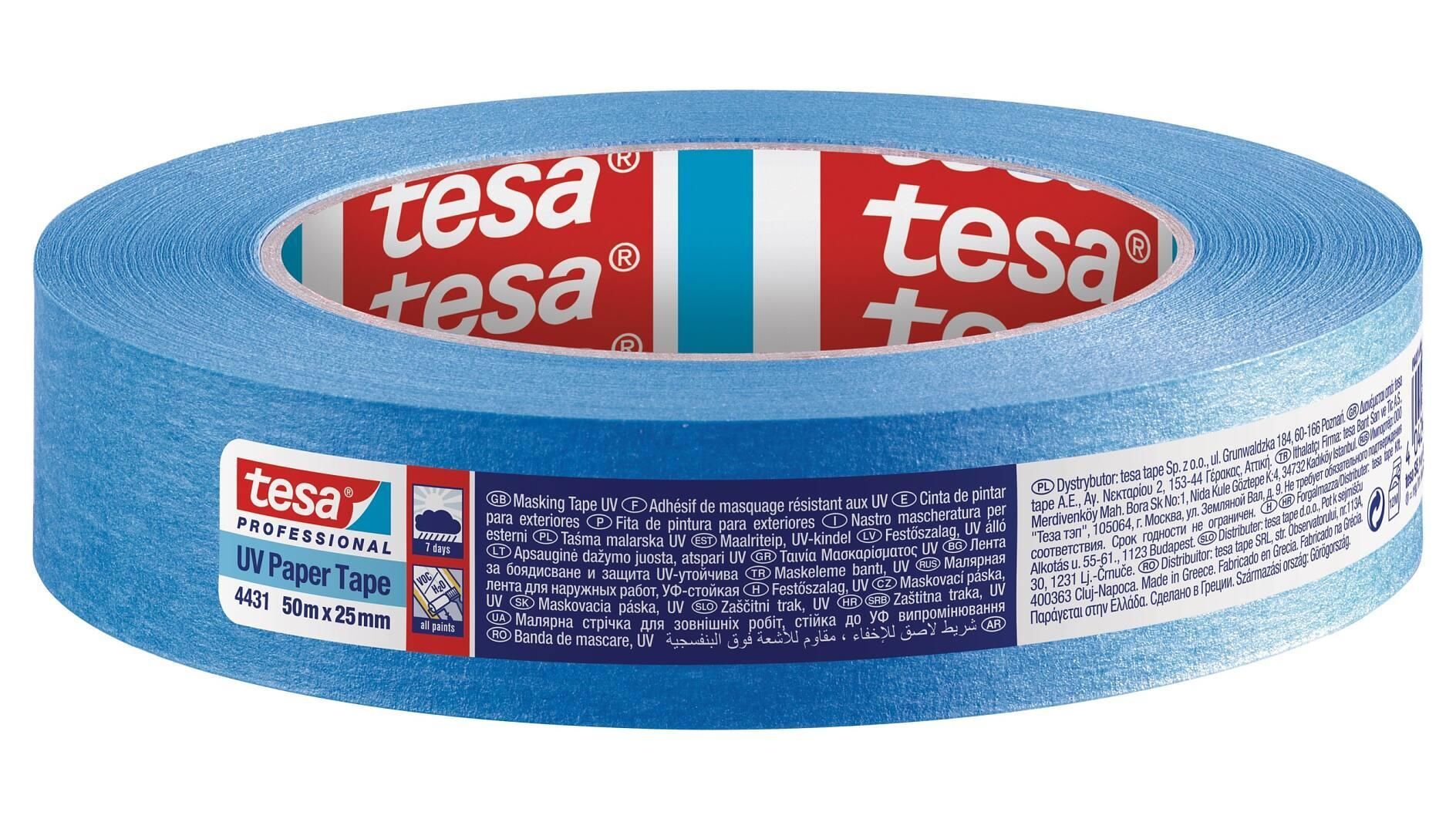Tesa 4431 Dış Mekan Bandı Mavi 25 Mm 50 Metre
