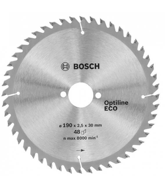 Bosch Optine Eco Daire Testere Bıçağı 190X30 Mm 48 Diş 2 608 641 790