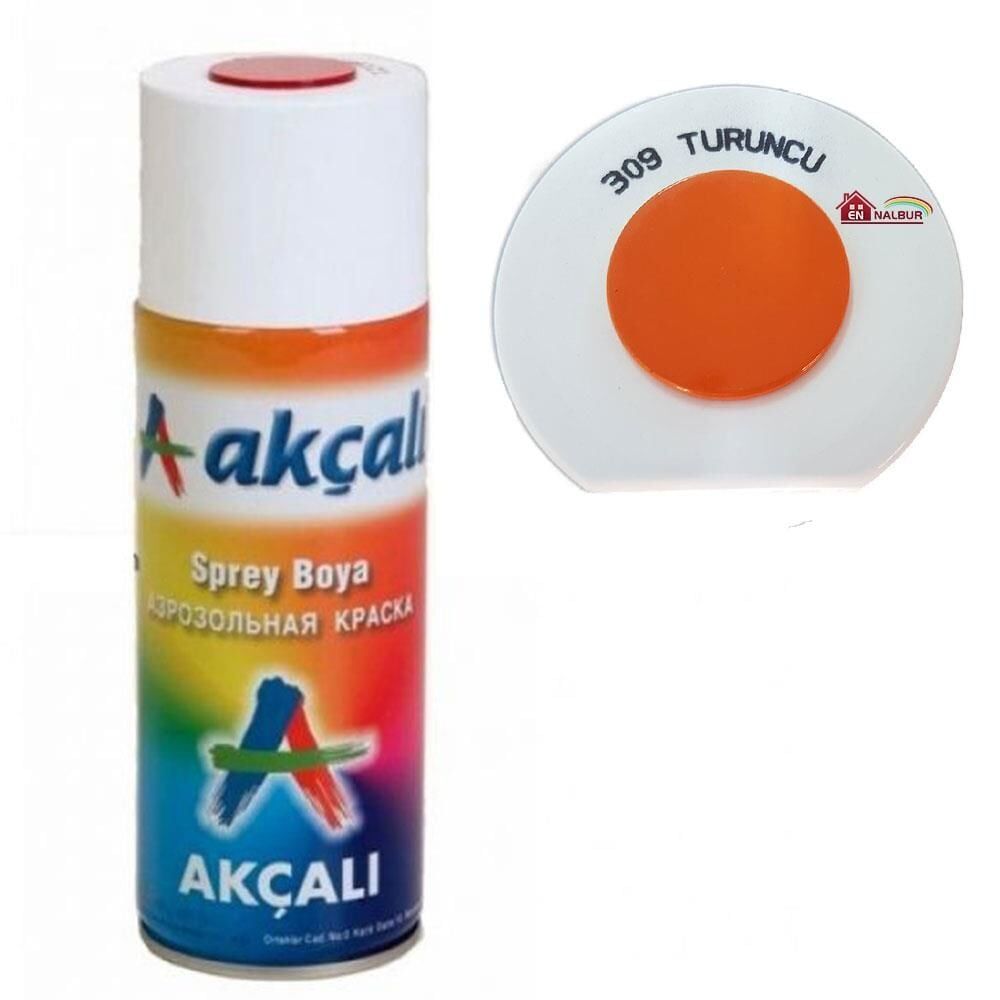 Akçalı Sprey Boya 400 Ml 309 Turuncu
