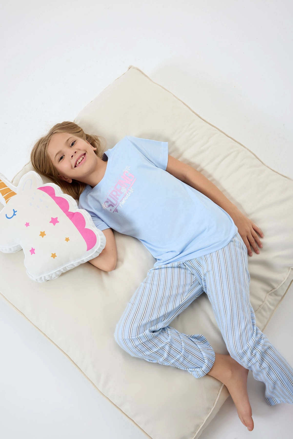 Arnetta 3598-G Kız Çocuk Kısa Kol Pijama Takımı