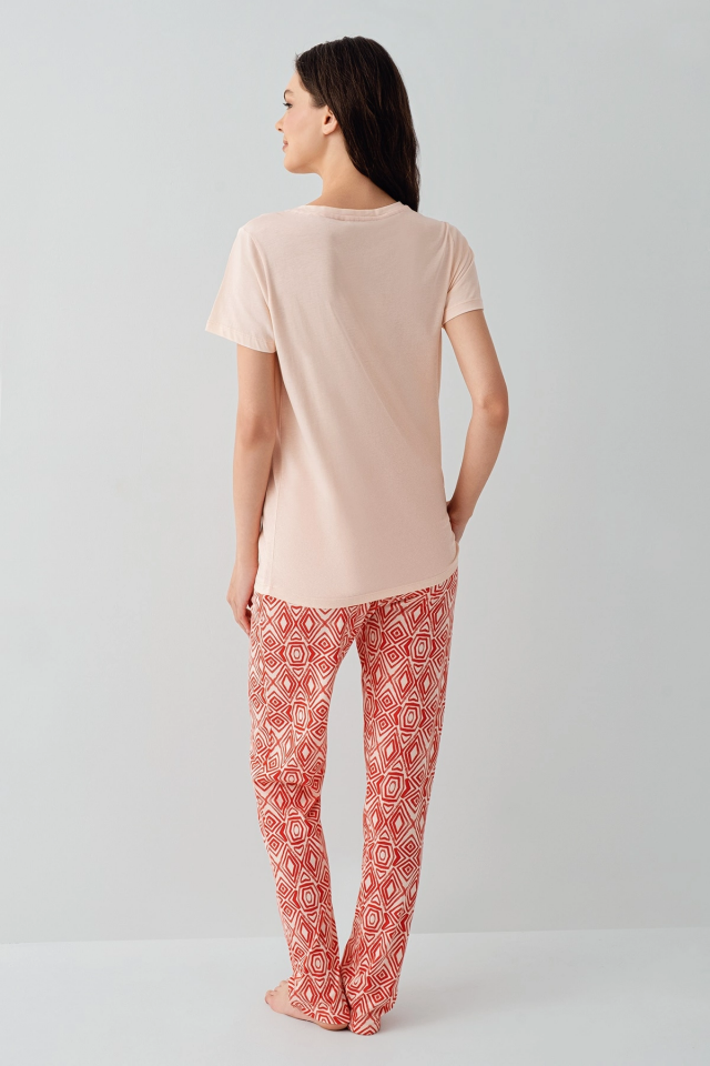 Arnetta 3611-X Kadın Kısa Kol Pijama Takım