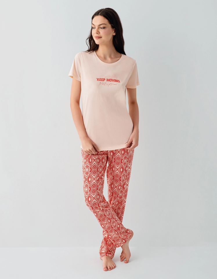 Arnetta 3611-X Kadın Kısa Kol Pijama Takım