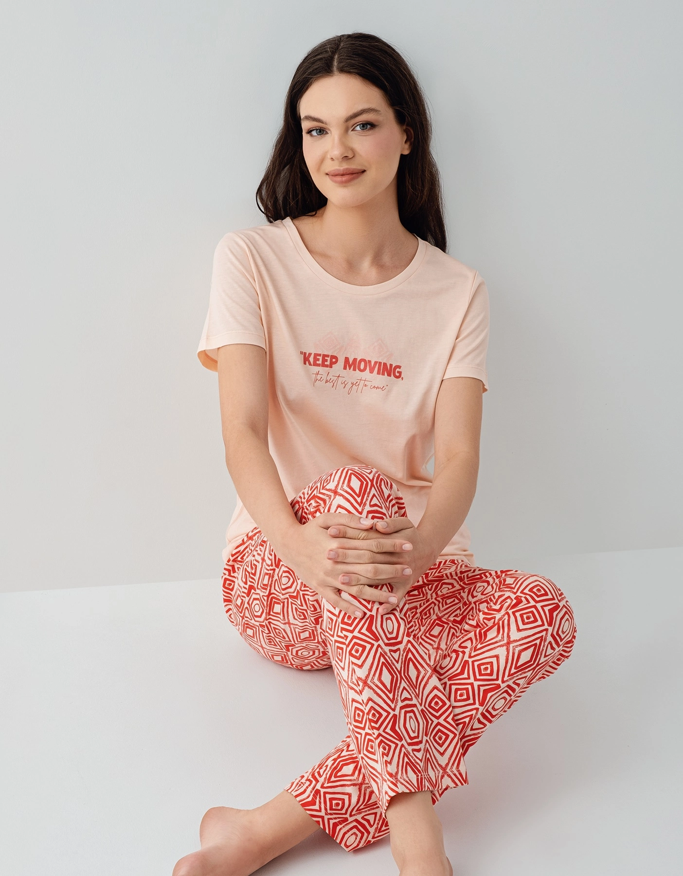 Arnetta 3611-X Kadın Kısa Kol Pijama Takım